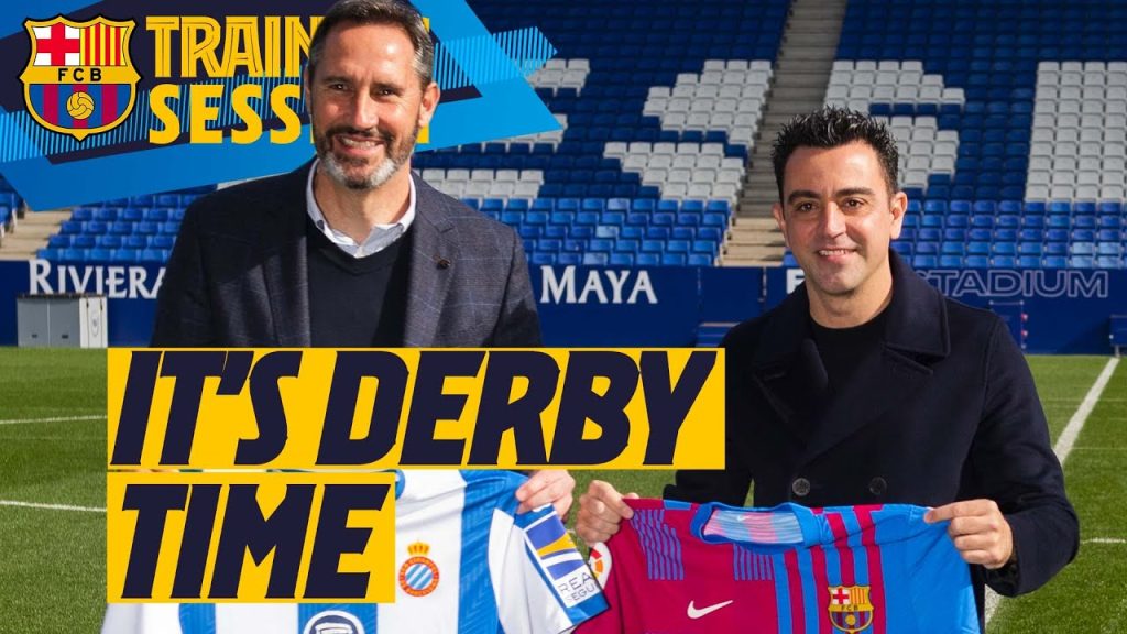 XAVI & MORENO MEETING + SQUAD TRAINING AHEAD OF DERBY ON SUNDAY 🔵🔴