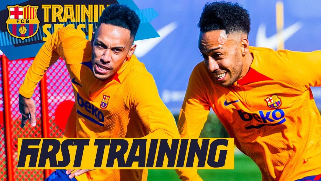 🔥 AUBAMEYANG SCORES IN TRAINING!