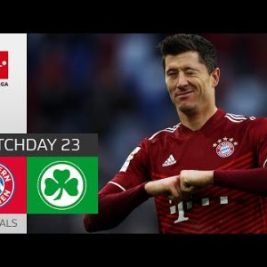 Lewy Turns Match vs Fürth | Bayern - Greuther Fürth 4-1 | All Goals | Matchday 23 – Bundesliga 21/22