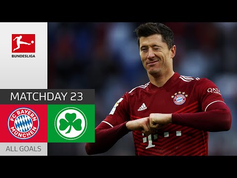 Lewy Turns Match vs Fürth | Bayern - Greuther Fürth 4-1 | All Goals | Matchday 23 – Bundesliga 21/22