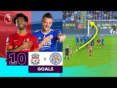GREATEST Liverpool vs Leicester Goals | Mohamed Salah & Jamie Vardy