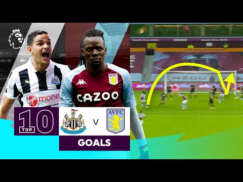 10 AMAZING Newcastle vs Aston Villa Goals | Premier League | Ben Arfa, Traore & more!