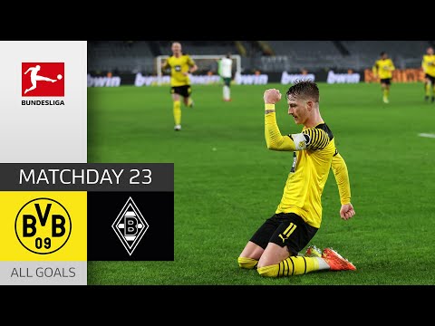 Reus Involved in 5(!) Goals! | Dortmund - Gladbach 6-0 | All Goals | Matchday 23 – Bundesliga 21/22