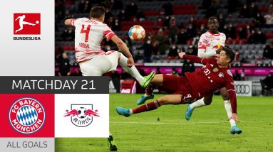 Lewandowski and Bayern march on | Bayern München - RB Leipzig 3-2 | All Goals | Bundesliga 2021/22