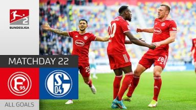 Successful Thioune Debut | Fortuna Düsseldorf - Schalke 04 2-1 | Highlights |MD22–Bundesliga 2-21/22