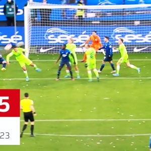 Top 5 Goals • Scissor-Kick, Poulsen's Lob & More | Matchday 23 - 2021/22