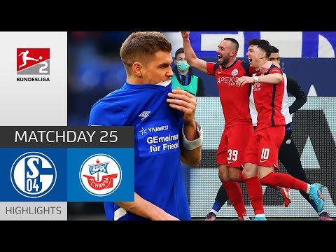 When a Hattrick is Not Enough | Schalke 04 - Hansa Rostock 3-4 | Highlights | MD 25 –  Bundesliga 2