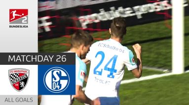 Schalke with strong second half | FC Ingolstadt 04 - FC Schalke 04 0-3 | Highlights | MD 26 - 21/22