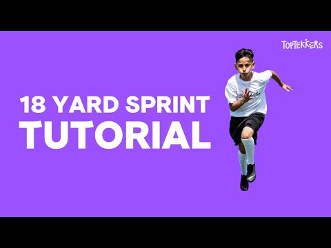 18 Yard Sprint Tutorial on TopTekkers⚽️📱