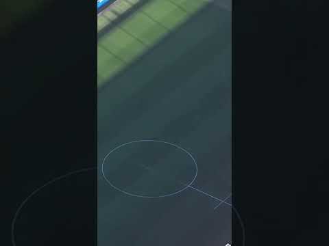 Aerial footage of the women sign on Camp Nou’s pitch