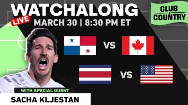 Costa Rica vs USA, Panama vs Canada Watch Along Show | Club & Country