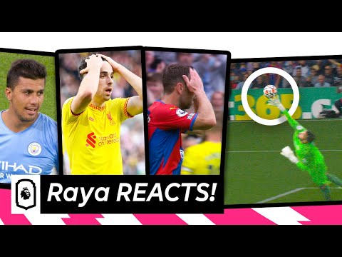 Jota should SCORE! Raya reacts to best saves vs Liverpool, Man City & Crystal Palace | Uncut