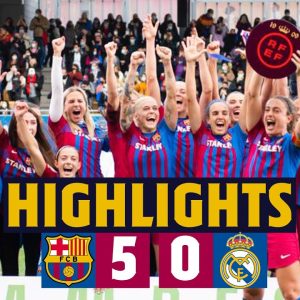 🏆 LEAGUE CHAMPIONS! | HIGHLIGHTS BARÇA 5 - 0 REAL MADRID