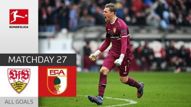 Stuttgart with huge win in relegation battle | Stuttgart - Augsburg 3-2 | All Goals | MD27 – BuLi