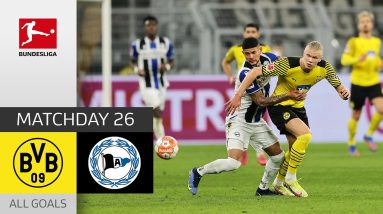 BVB wins at Haaland comeback | Borussia Dortmund - Arminia Bielefeld 1-0 | All Goals | BL 21/22