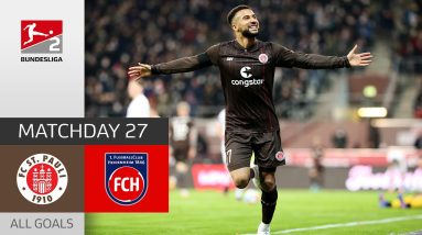 St. Pauli siegt souverän | FC St. Pauli - 1. FC Heidenheim 1:0 | Highlights | MD 27