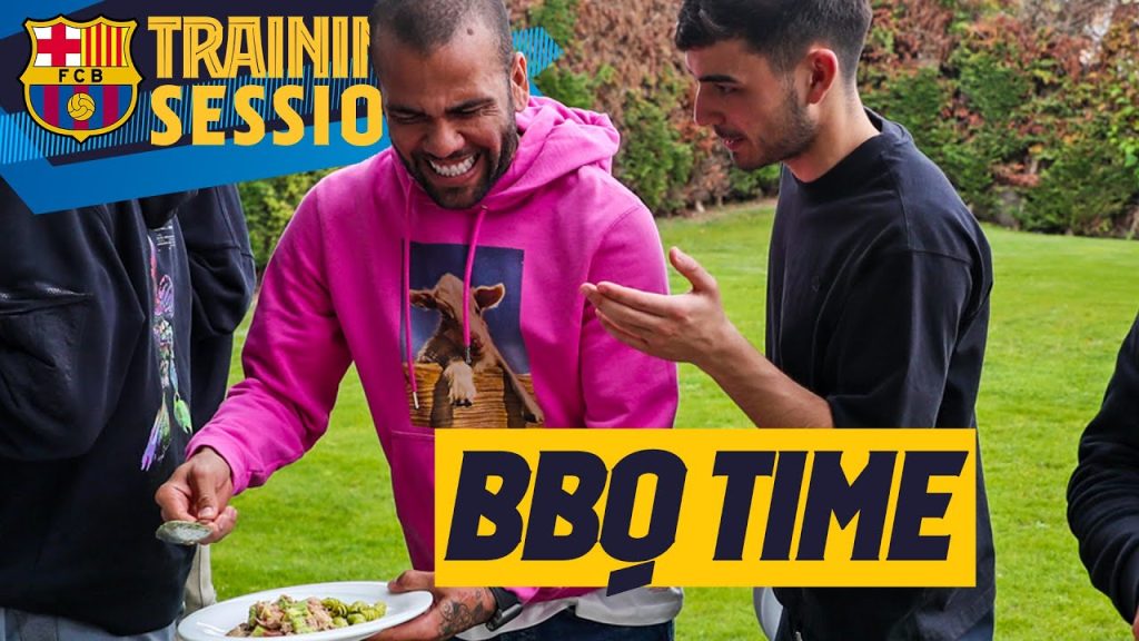 TEAM BARBECUE + ARAUJO SHOWS HIS ART TAKING FREE KICK ⚽ 🔥