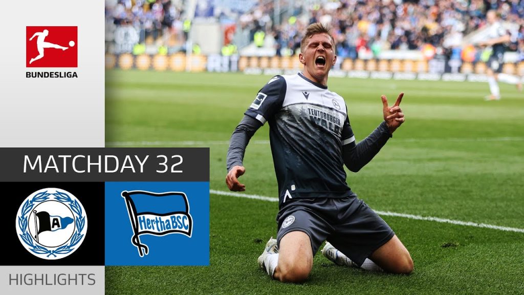Arminia Bielefeld - Hertha Berlin 1-1 | Highlights | Matchday 32 – Bundesliga 2021/22 5 Arminia Bielefeld - Hertha Berlin 1-1 | Highlights | Matchday 32 – Bundesliga 2021/22
