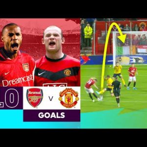 10 AMAZING Arsenal vs Manchester United Goals | Premier League