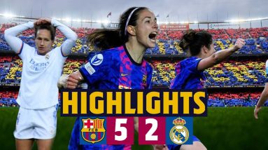 HISTORIC NIGHT!!! HIGHLIGHTS BARÇA 5-2 REAL MADRID  | CHAMPIONS LEAGUE QUARTER FINALS 🔵🔴