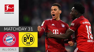 Munich win 10th successive title | FC Bayern München - Borussia Dortmund 3-1 | Bundesliga 21/22