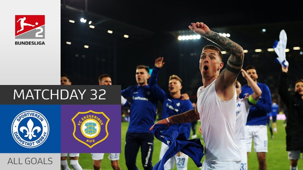 Aue now Relegated! | Darmstadt 98 - Erzgebirge Aue 6-0 | Highlights | MD 32 – Bundesliga 2 - 21/22 7 Aue now Relegated! | Darmstadt 98 - Erzgebirge Aue 6-0 | Highlights | MD 32 – Bundesliga 2 - 21/22