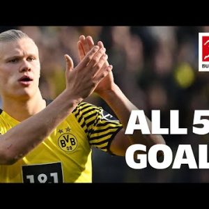 Erling Haaland - All 58 Bundesliga Goals so far