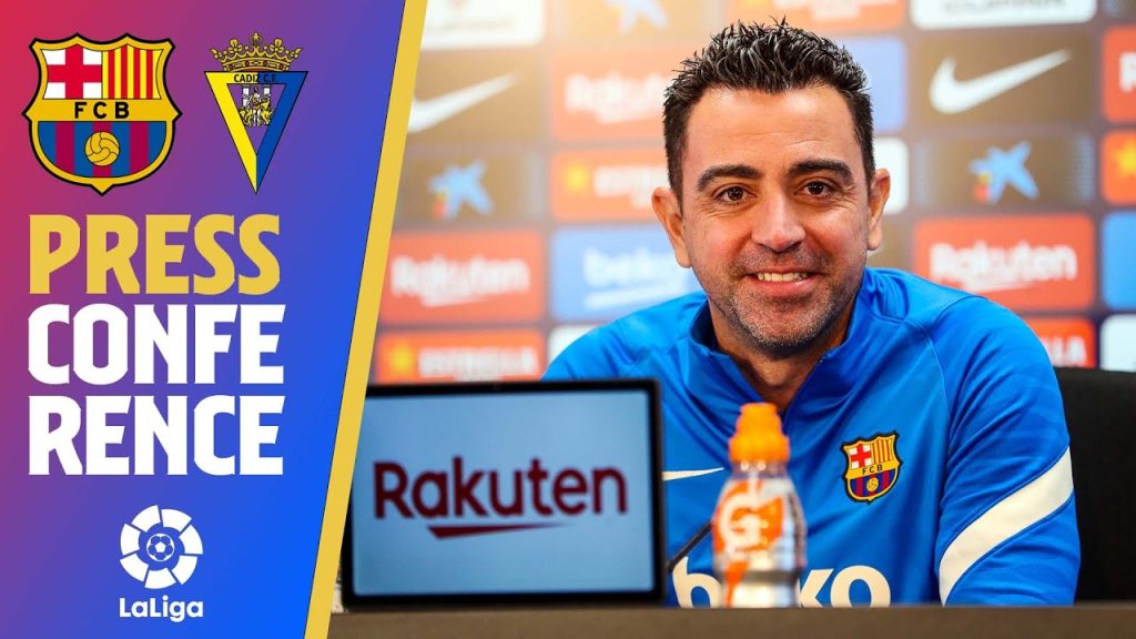 🔴 LIVESTREAM: XAVI PRESS CONFERENCE (BARÇA - CÁDIZ)