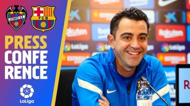 🔴 LIVESTREAM: XAVI PRESS CONFERENCE (LEVANTE - BARÇA)