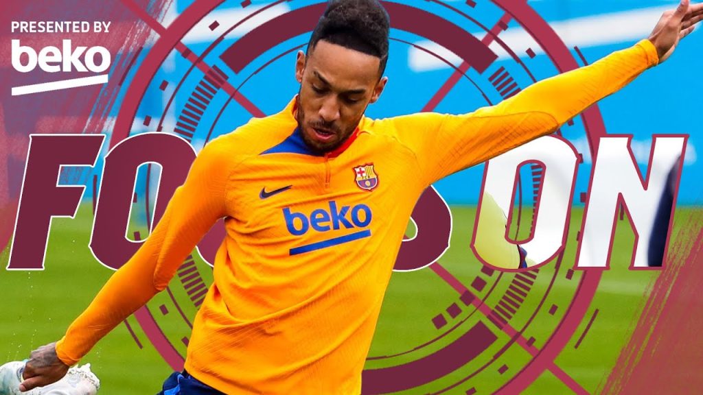 FOCUS ON: AUBAMEYANG in TRAINING 🎯
