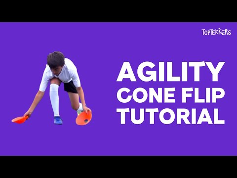 Agility Cone Flip Tutorial on TopTekkers ⚽️📱