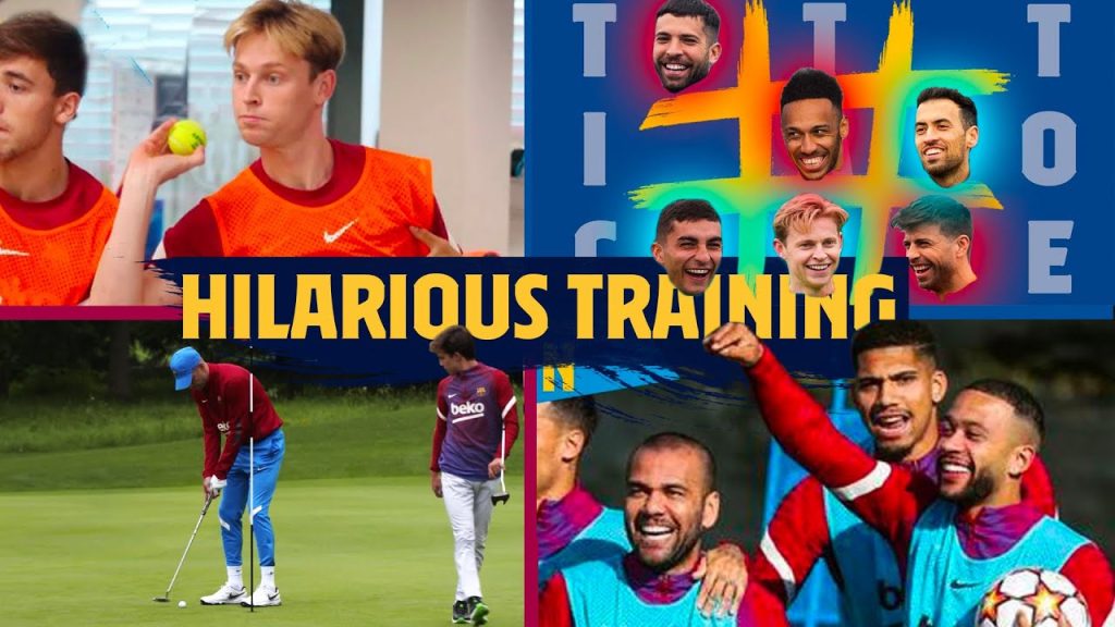 The most HILARIOUS Barça training exercises of the season 4 The most HILARIOUS Barça training exercises of the season