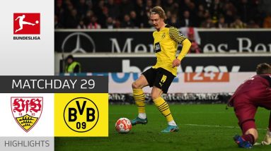 VfB Stuttgart - Borussia Dortmund 0-2 | Highlights | Matchday 29 – Bundesliga 2021/22