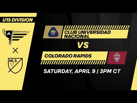 U15 GA Cup: Pumas UNAM vs. Colorado Rapids | April 9, 2022 | FULL GAME