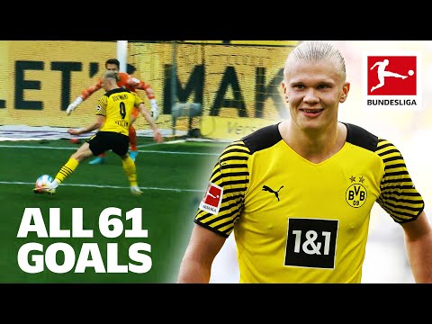 61 Goals in Only 65 Games | Erling Haaland - All Bundesliga Goals