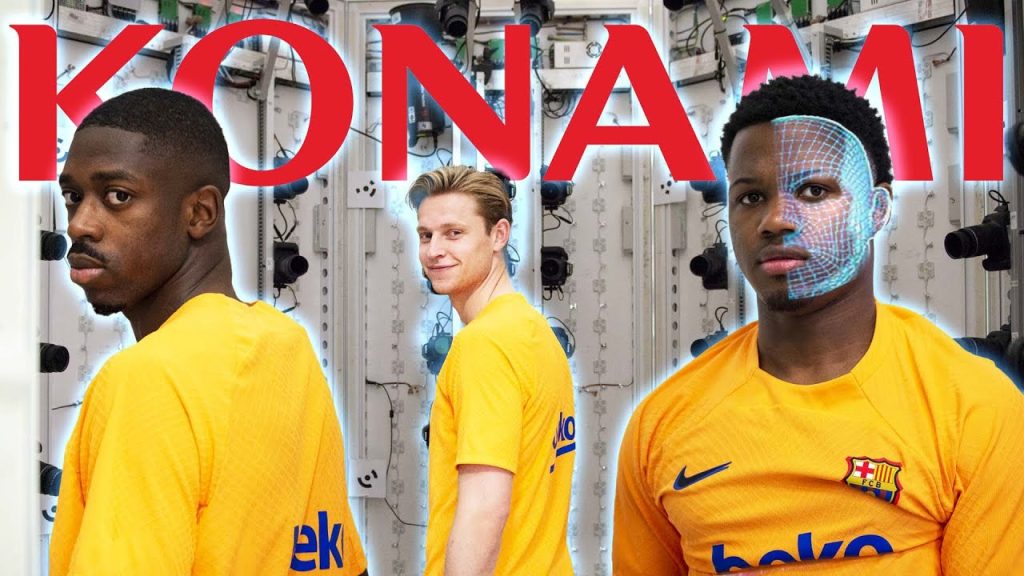 BARÇA PLAYERS GET KONAMI’S 3D SCANNING 📸
