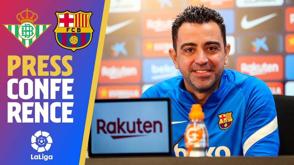 🔴 LIVESTREAM: XAVI PRESS CONFERENCE (BETIS - BARÇA)