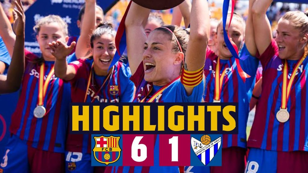 HIGHLIGHTS | BARÇA 6-1 SPORTING HUELVA | Copa de la Reina Champions! 🔵🔴🏆
