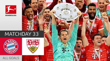 FCB Celebrations / VfB Grab Huge Point | FC Bayern - Stuttgart 2-2 | All Goals | MD 33 – Bundesliga