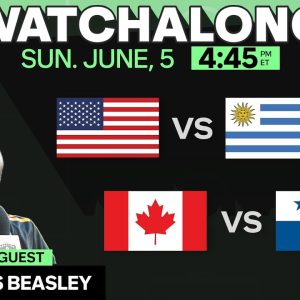 LIVE: USA v Uruguay, Canada v Panama Watchalong | Special Guests: DaMarcus Beasley, Patrice Bernier
