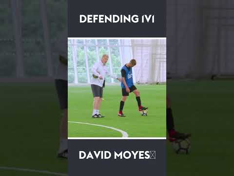Defending 1v1 with David Moyes #shorts