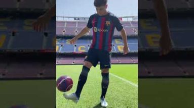 PABLO TORRE’s FIRST TOUCHES AT CAMP NOU 🔥🔥🔥🔥