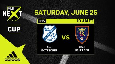 U15 MLS NEXT Cup: BW Gottschee vs. Real Salt Lake | June 25, 2022 | FULL GAME