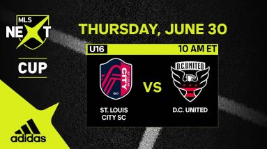 U16 MLS NEXT Cup: St. Louis City SC vs. D.C. United | June 30, 2022 | FULL GAME