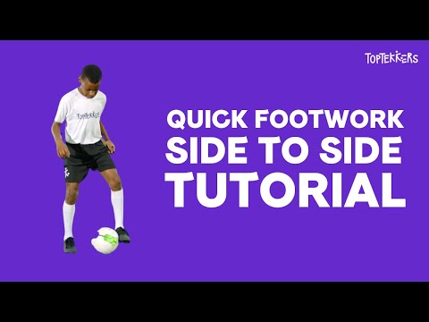 Quick Footwork - Side To Side Tutorial on TopTekkers⚽️📱