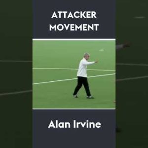 Attacker movement off the ball with Alan Irvine ⚽️ #shorts