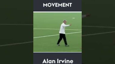 Attacker movement off the ball with Alan Irvine ⚽️ #shorts