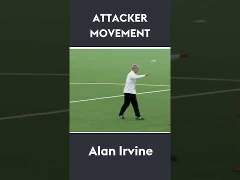 Attacker movement off the ball with Alan Irvine ⚽️ #shorts