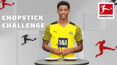 Can Bellingham Handle These? • Bundesliga Chopstick Challenge