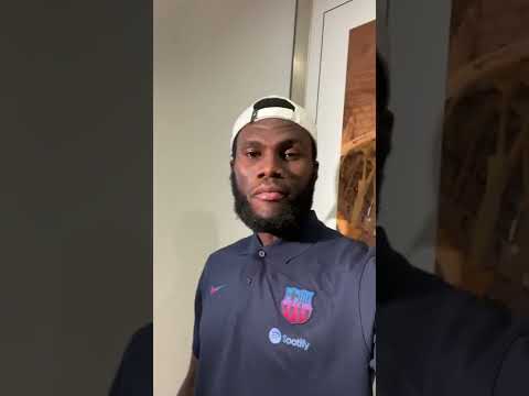 "Hello, Culers! I'm here! Força Barça!" 💪